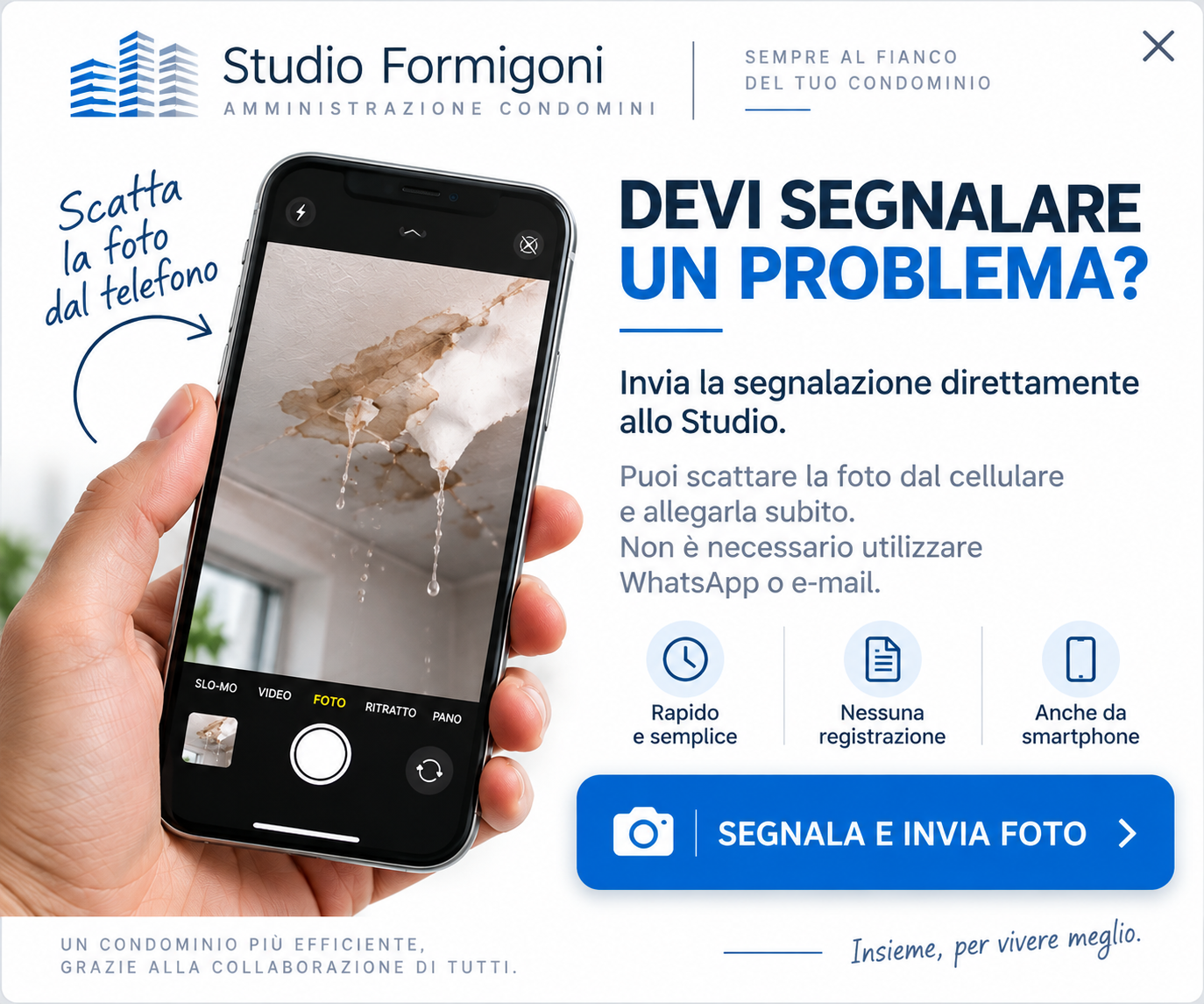 Segnala un problema allo Studio Formigoni